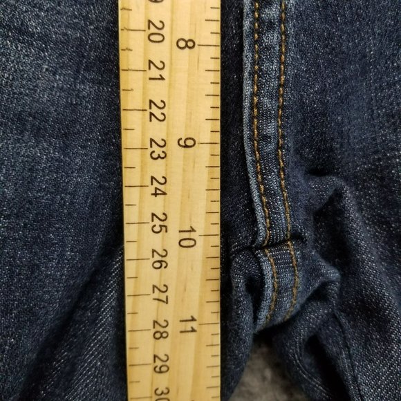 Wrangler Jeans Mens 33x30 Retro Dark Wash Stretch Mid Rise Slim Boot - Picture 7 of 16